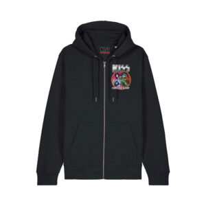 CIPZÁROS KAPUCNIS PULÓVER – 285 g, unisex, prémium pamut